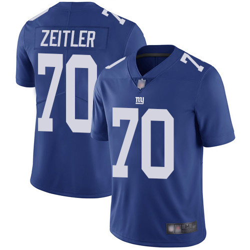 Men New York Giants #70 Kevin Zeitler Royal Blue Team Color Vapor Untouchable Limited Player Football NFL Jersey->new york giants->NFL Jersey